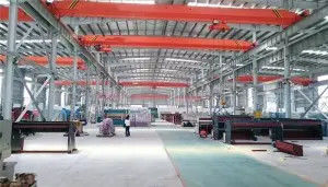 AC380v 50hz सिंगल बीम ओवरहेड क्रेन A4 3 टन ओवरहेड ब्रिज क्रेन