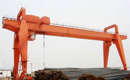 इलेक्ट्रिक ट्रॉली स्पैन 18 ~ 26 मी के साथ वेयरहाउस 50ton डबल गर्डर गैन्ट्री क्रेन