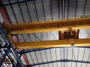 Q235 Q345 स्टील डबल गर्डर ओवरहेड क्रेन