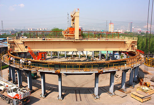 डबल गर्डर ओवरहेड न्यूक्लियर पोलर क्रेन सर्कल क्रेन 115t ~ 360t PLC नियंत्रण