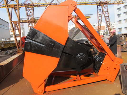 चार रोप मैकेनिकल क्लैमशेल क्रेन बकेट 0.5CBM ~ 45CBM हाई स्ट्रेंथ