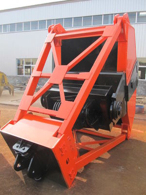 चार रोप मैकेनिकल क्लैमशेल क्रेन बकेट 0.5CBM ~ 45CBM हाई स्ट्रेंथ