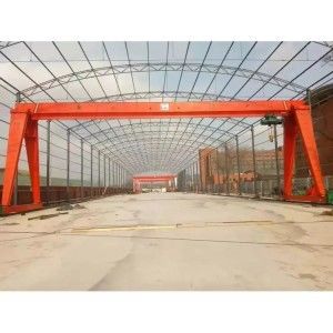 आईएसओ वर्कशॉप इलेक्ट्रिक सिंगल गर्डर गैन्ट्री क्रेन बॉक्स टाइप 3m~35m स्पैन