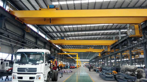 LH मॉडल 5-40t डबल बीयरड ओवरहेड क्रेन लिफ्ट ट्राली के साथ
