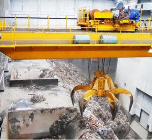 8t 10t 12.5t ग्रैब ओवरहेड क्रेन वेस्ट क्रेन A8 वर्किंग ड्यूटी