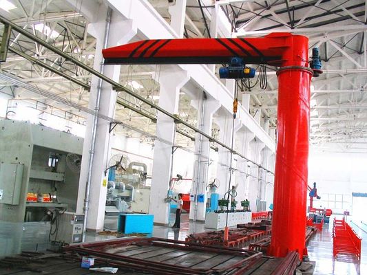 इलेक्ट्रिक होइस्ट 5 टन जिब क्रेन Q235B, लाइट ड्यूटी JIB क्रेन रिमोट कंट्रोल