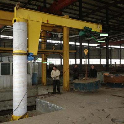 वर्कशॉप पेट्रोकेमिकल्स रेलवे के लिए 3000 किग्रा बेस माउंटेड जिब क्रेन