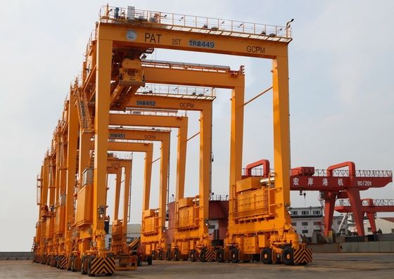 गोदामों के लिए पोर्टेबल मोबाइल RTG RMG कंटेनर गैन्ट्री क्रेन 40T