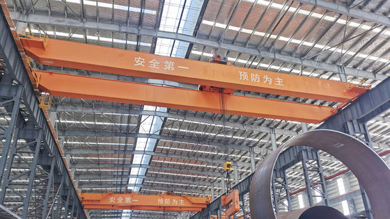 5-40ton एलएच मॉडल इंडोर ट्रैवलिंग डबल गर्डर ओवरहेड क्रेन