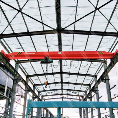 औद्योगिक 2ton 5ton ओवरहेड ब्रिज क्रेन 7.5 ~ 25.5m स्पैन उच्च सुरक्षा
