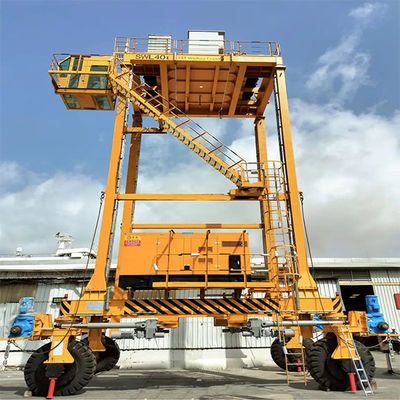 30t 40.5t पोर्टल कंटेनर गैन्ट्री क्रेन रबर टायर A6 A7 A8