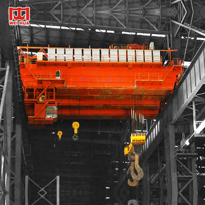 फाउंड्री कास्टिंग 50 टन ब्रिज क्रेन डबल गर्डर मैटलर्जिकल 5t ~ 320t
